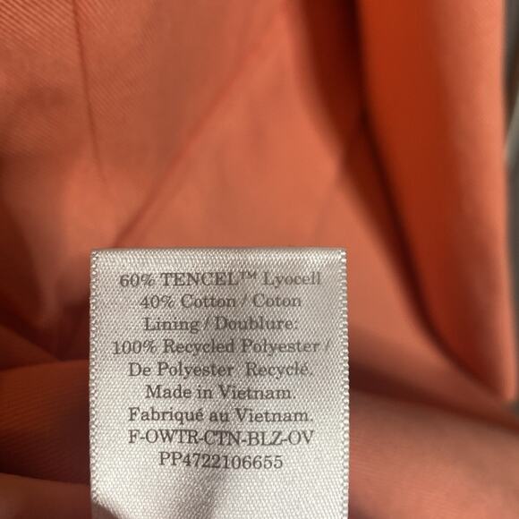 Everlane The Oversized Blazer in Salmon Women's 4 - Picture 6 of 7